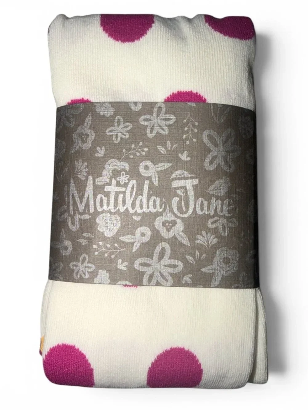 NWT Matilda Jane Girls' Polka Dot Tights